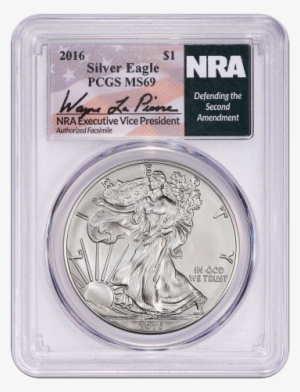 Eagle Silver Coins Raise Funds For Nra - Nra Silver Coins