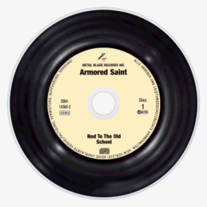 armored saint nod to the old school cd disc image - circle