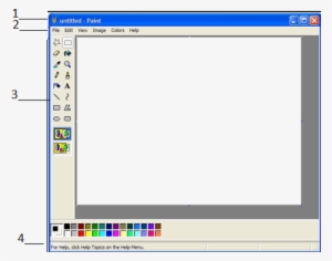Find Out Title Bar In Given Image - Paint Screen