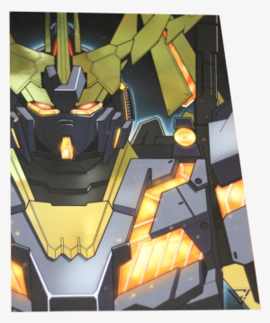 Unicorn Gundam 02 Banshee Premium Gold Foil Poster - Poster