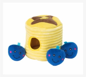 Blueberry Pancakes Burrow Dog Toy