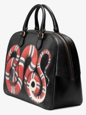 Gucci Snake's A Favorite For Men's Bags - Gucci King Snake Leather Duffle
