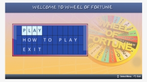 This Is A Retro Game, Called Wheel Of Fortune - Diagram