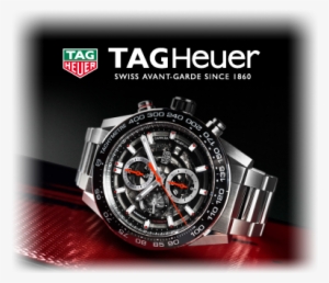 A Gents Silver Chronograph Watch From Tag Heuer - Tag Heuer Car2a1w Ba0703