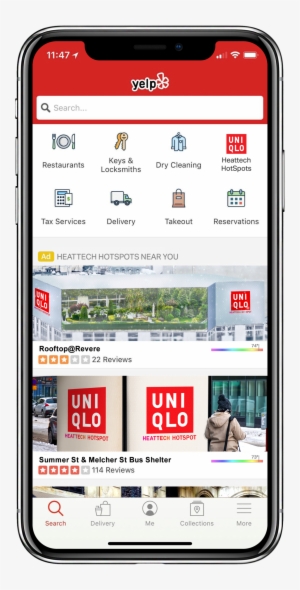 Uniqlo Will Also Create A Sponsored Yelp Category That
