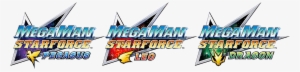 Mega Man Star Force Leo Pegasus Dragon Logo - Megaman Star Force Logo
