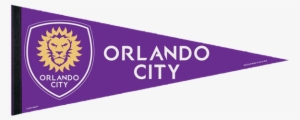 Orlando City Sc Png Transparent Image - Orlando City 12 X 30 Pennant