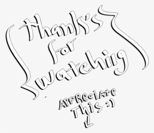 Thank You - Calligraphy