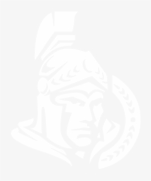 Ottawa Senators - Johns Hopkins Logo White