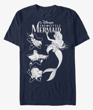 Ariel And Friends Little Mermaid T-shirt - Little Mermaid