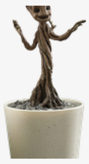 guardians of the galaxy clipart logo - marvel: hot toys deluxe action figure: little groot