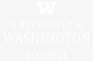 White Stacked Signature - University Of Washington Logo Gold