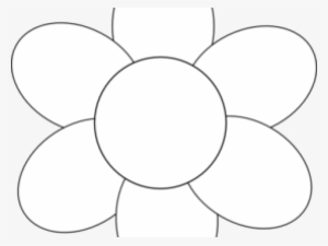 Blank Flower Cliparts - Circle