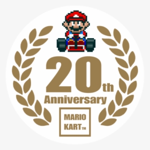 Mario Kart Logo Png Download - Super Mario Kart 25th Anniversary
