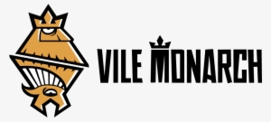 His Loyal Minions Keep Working Hard To Ensure His Will - Vile Monarch Logo