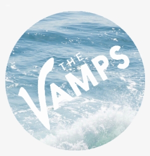 Logo, Transparent, And Water Image - Vamps Logo Blue