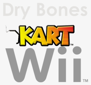 Dry Bones Kart Wii Logo - Mario Kart Double Dash Logo Png