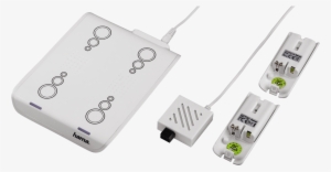 "fluxity V2" Dual Charger For Nintendo Wii, White - Mobile Phone