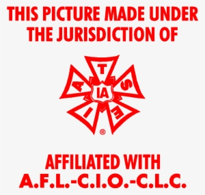 Iatse Logo Red - Made Under The Jurisdiction Of Iatse Affiliated