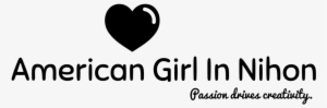 American Girl In Nihon Logo Black Format=1000w