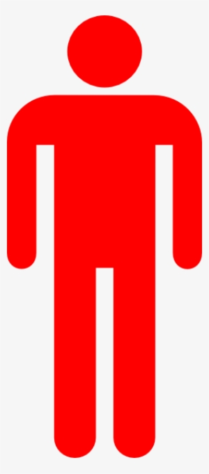 Men Clipart Red 1 - Simbol Tandas