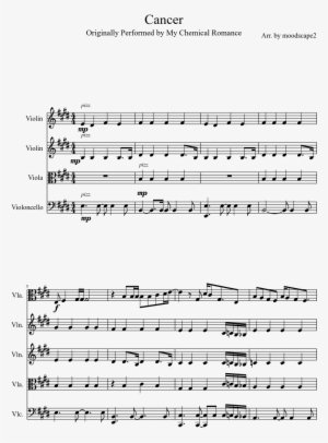 Cancer Sheet Music Composed By Arr - Sheet Music