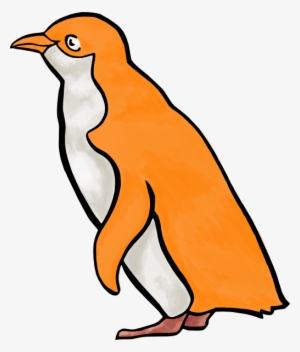 How To Set Use Orange Penguin Svg Vector
