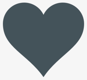 Grey Heart Clip Art At Clker - Corazon Png