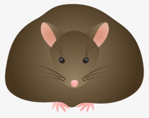 ill png, fat brown mouse - fat mouse clip art