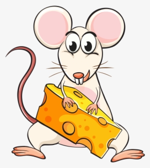 Mice Clipart Tiny Mouse - Mouse Eating Cheese Clipart