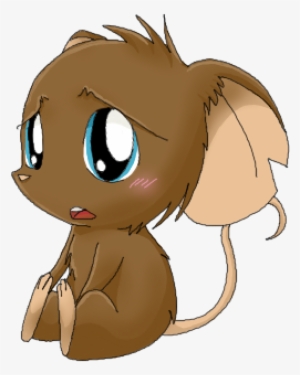 Cute Little Sad Mouse Clipart - Sagittarius Cartoon