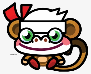 Moshi Monster White Color Monkey Clipart Png - Moshi Monsters Moshlings Chop Chop