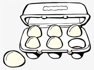 Egg Carton Clip Art At Clker - Eggs Clipart