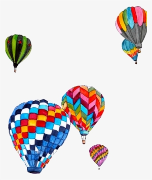 28 Collection Of Tumblr Hot Air Balloon Drawing - Hot Air Balloon Transparent