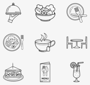 Restaurant 30 Icons - Hand Drawn Restaurant Icons