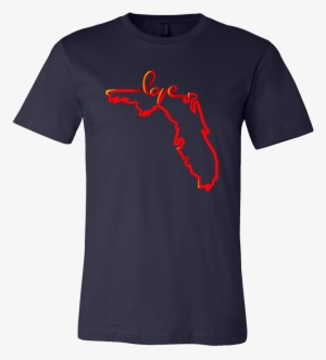 Love Florida State Map Outline Souvenir Gift T-shirt - Official Ncaa University Of Arizona Wildcats U