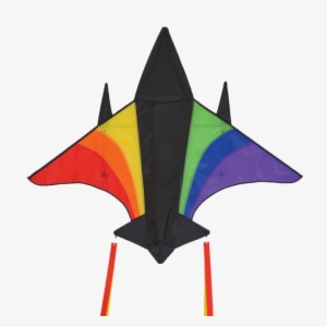 Rainbow Jet Plane Kite - Kite