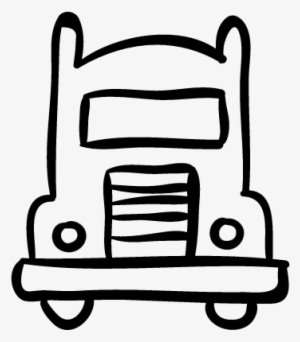 Car Front Hand Drawn Outline Vector - Outline Of Aa Car Front