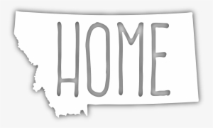 Mt Home Diecut Sticker - Montana