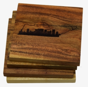 Nashville Skyline Within Tennessee State Outline Coasters