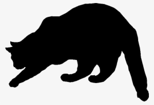 Cat Silhouette By Clipartcotttage On Clipart Library - Transparent Cat Silhouette