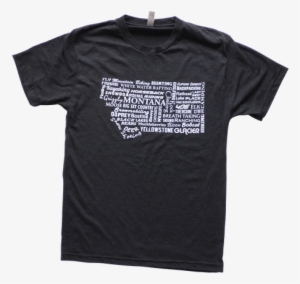 Men's Charcoal Mt Word T-shirt - No Age Band T Shirt