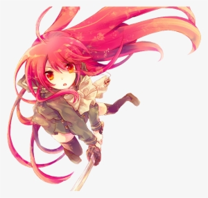 Shana Render By Hikariluna-d3khe9k - Young Red Haired Anime Girl