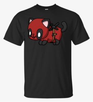 Pusheen Cat Deadpool Catpool Funny Super Hero Cat Kitty - T-shirt