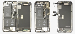 Step By Step Removal Of The Back Cover Of Iphone X - Iphone X Screen Removed