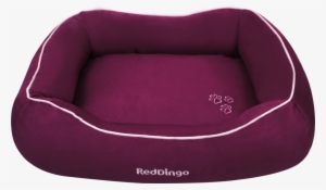 Red Dingo Microfiber Donut Dog Bed - Red Dingo Dn-mf-pu-sm Bed Donut Purple, Small