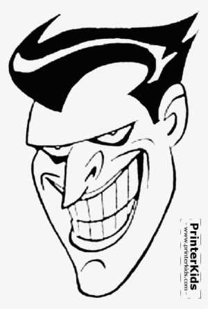 View Png Joker Face Png - Joker Animated Series Face