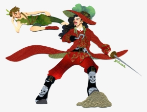Papercraft Commission Of Peter Pan And Captain Hook - Action Figure