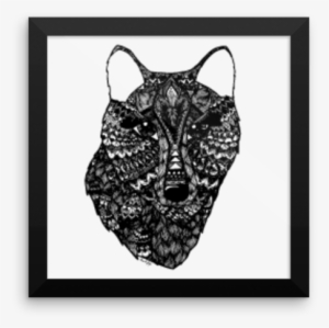 Framed Poster Wolf - Brassiere