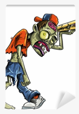 Zombie Eating Face Cartoon